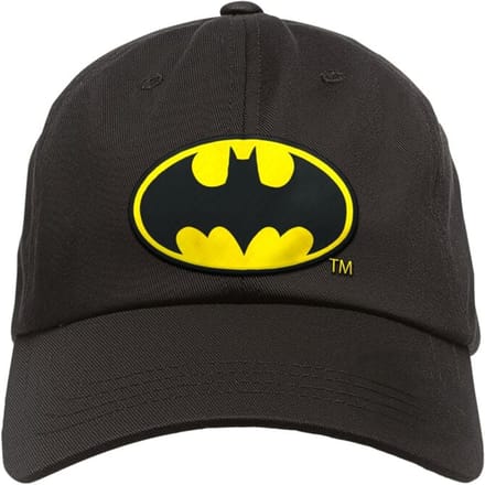 Batman Cap - Metal-Kids - Batman-Logo - voor Kinderen - zwart
