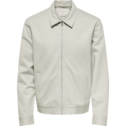 Only & Sons Vest Onsjakes 0339 Reg Zip Overshr Frml 22034236 Silver Lining Mannen Maat - XL