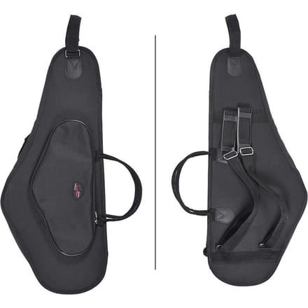 600D épaissir rembourré résistant à l'eau Saxophone Alto Sax sac étui 15mm mousse panneau dur Double fermeture éclair black