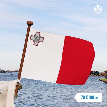 Vlag Malta 70x100cm - Spunpoly