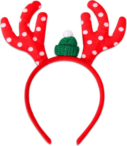 LUQ - Gewei - Diadeem - Kerst - Kerstdiadeem - Tiara - Kersthaarband - Kerstversiering - Kinderen - Volwassenen