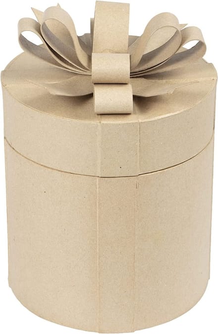 Set van 2 ronde geschenkdozen