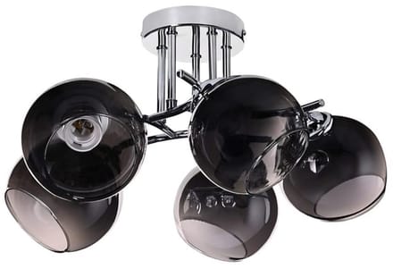 Activejet PALOMA - Hanglamp - Chroom - 5xE27 - Moderne Plafondlamp