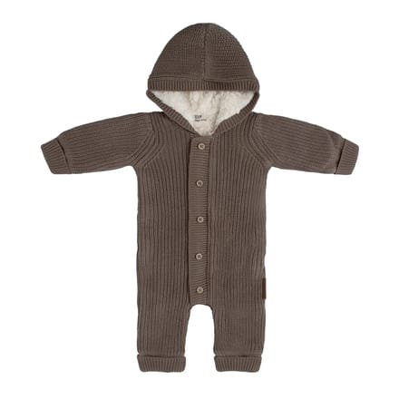 Baby's Only Overall teddy Soul - Mokka - 68 - 100% ecologisch katoen - GOTS