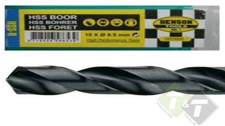 HSS Boor, 3.0mm diameter, in een koker van 10 stuks, Benson