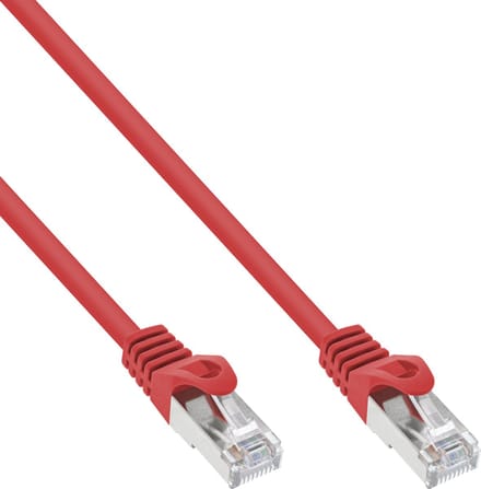 InLine® Patchkabel, S-FTP, Cat. 5e, rood, 20m