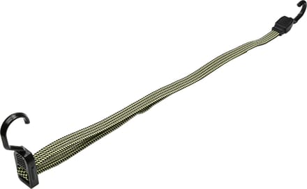 Benson Verstelbaar spanelastiek met haak - 25 tot 115 cm - groen/zwart - roestbestendig