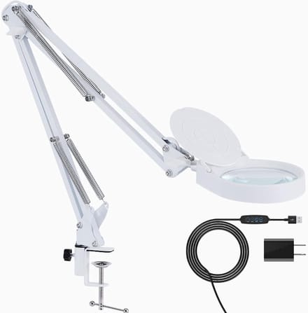 DailySupplies® Vergrootglas met Verlichting - Loeplamp - Vergrootspiegel Led - Wit