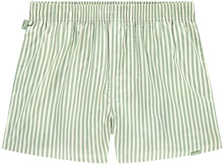 POCKIES Striped Boxershorts Heren - Groen - Maat S
