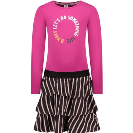 B. Nosy - Maat 128 - Y208-5843 Meisjes Jurk