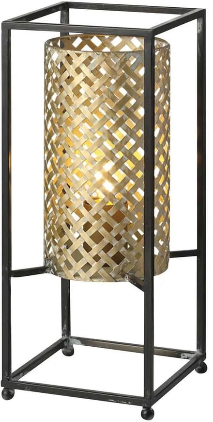 Freelight - Tafellamp Petrolio H 37 cm B 15 cm goud zwart