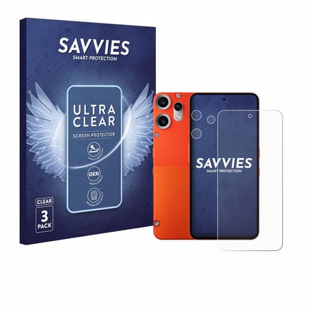 Savvies - Screenprotector voor Nothing CMF Phone 2 Pro (Voor+Camera) - Folie Beschermfolie transparant 6 Stuks