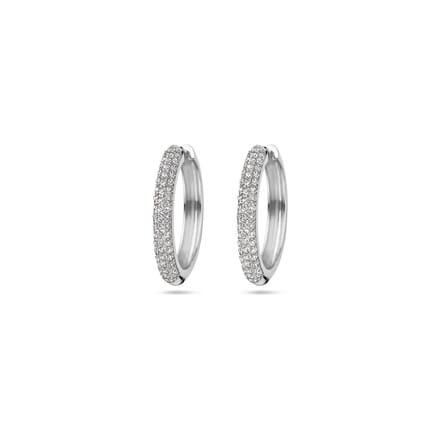 Zilveren Klapoorringen zirkonia - 1338324