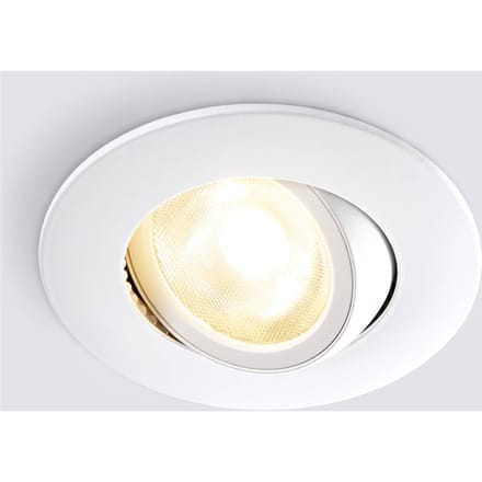 Heitronic LED plafond inbouwspot DL8002, zwenkbaar, 38°