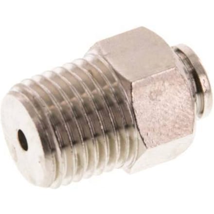 4mm x R1/4'' Messing Insteekfitting Buitendraad FKM [2 Stuks]