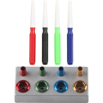 Kit de lubrification pour montres professionnelles, 4 gobelets et 4 stylos à huile, outil de réparation pour horloger gray
