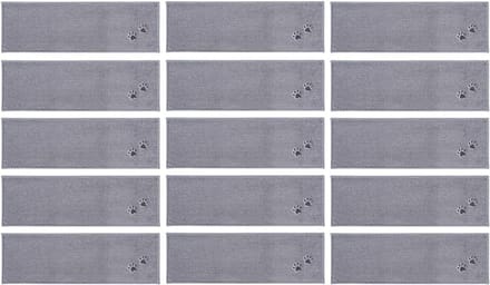 White-Label® Trapmatten Set - Zelfklevend - Grijs
