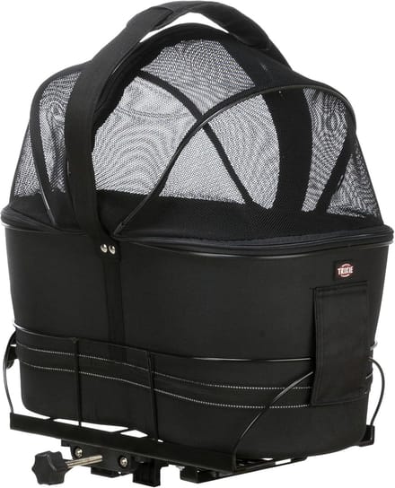 Fietsmand voor brede bagagedrager 29 × 42 × 48 cm - Zwart