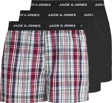 Jack & Jones Heren Plus Size Wijde Boxershorts JACCHRISTIAN 3-Pack - Maat 4XL