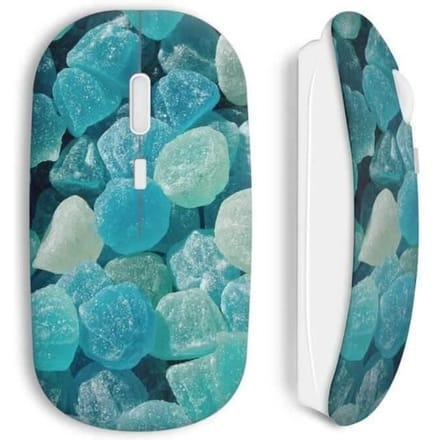 Souris Sans Fil Bonbons bleus