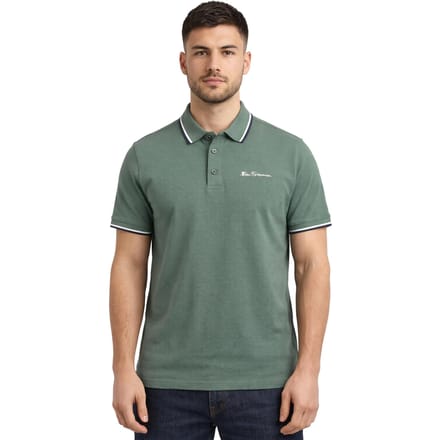 Ben Sherman | Heren Polo met Contrasterende Bies