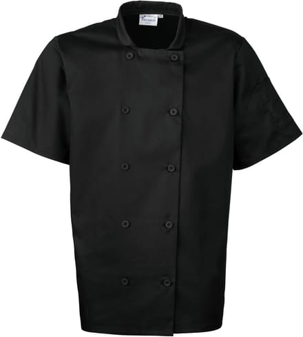 Schort/Tuniek/Werkblouse Unisex M Premier Black 65% Polyester, 35% Katoen