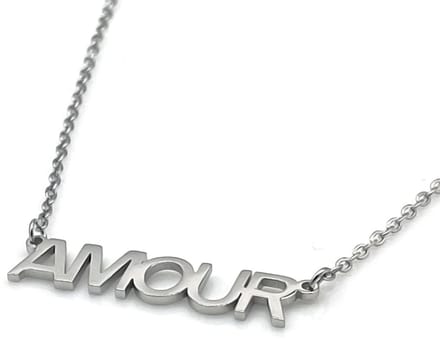Ketting AMOUR - RVS - 40-45 cm
