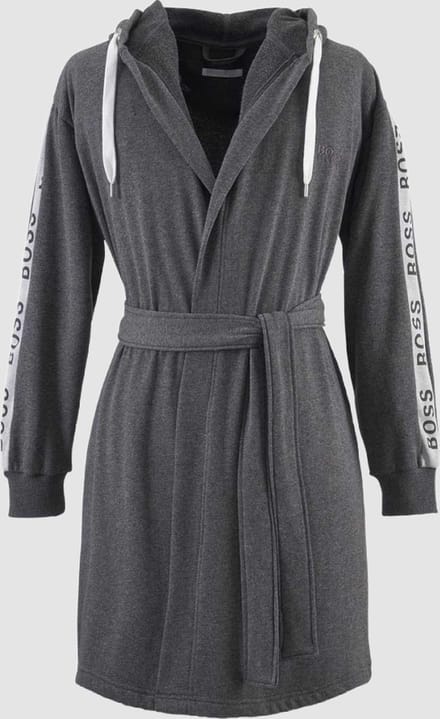 Hugo Boss badjas - Sense - Charcoal - maat S