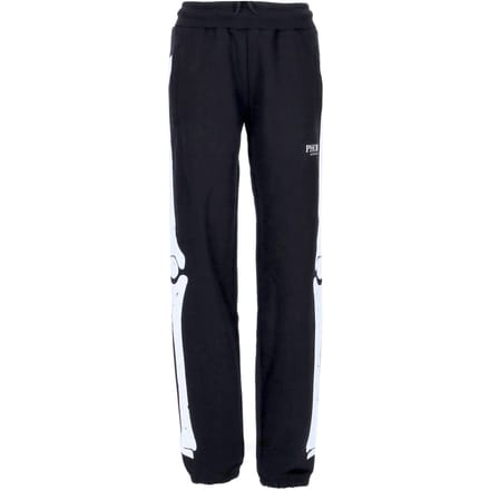 Lichtgewicht trainingsbroek heren skeletprint broek zwart/wit