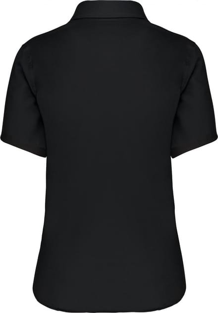 Kariban Dames non-iron blouse korte mouwen K540 - Black - 4XL