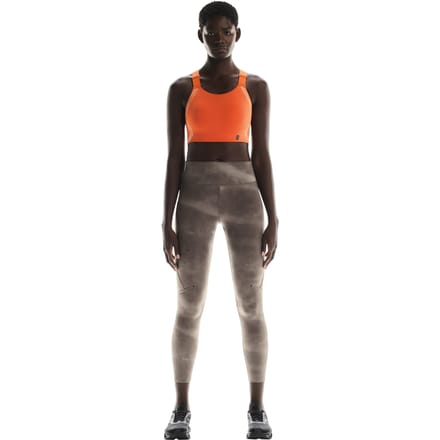 On Performance Tight 7/8 Aop 1 W Cinder Cinder Maat: M | Sportaccessoires Outlet | Dames | Bruin