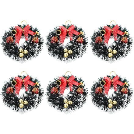 Kaarskrans Kerstkrans Kerstboomkrans Kaarsguirlande black