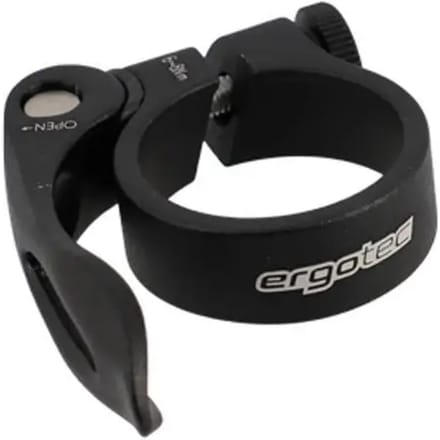 Ergotec Zadelpenklem - Quick Release Snelsluiter - 34,9 mm - Aluminium - Zwart