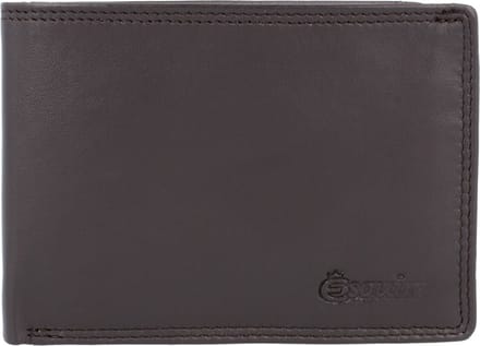 Esquire Duo Portemonnee Leer 11 cm - Jongens - Horizontaal - braun