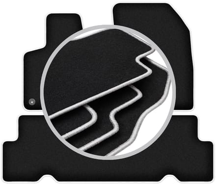 CARLUX-SILVER automatten voor: Citroen C4 Grand Spacetourer 5-zits (2013-2021)