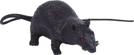 Décoration Rat Souris Noir Artificiel Halloween