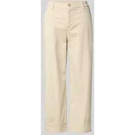 Wide leg culotte van katoenmix