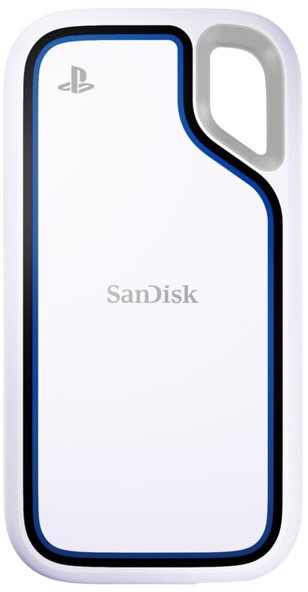 SANDISK Extreme Portable for PS5 and PC SSD - 2TB - Blauw - External hard drive SSD - USB 3.1 Gen 2