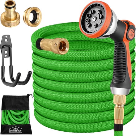 Gardebruk Tuinslang Flexibel - 22m 1/2" 3/4" Inch Wandmontage - Groen