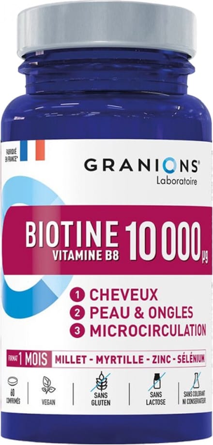 Granions Biotine 10000 µg 60 Tabletten
