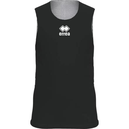 Errea reversible basketbalshirt Junior zwart/wit - Maat YXS (140)