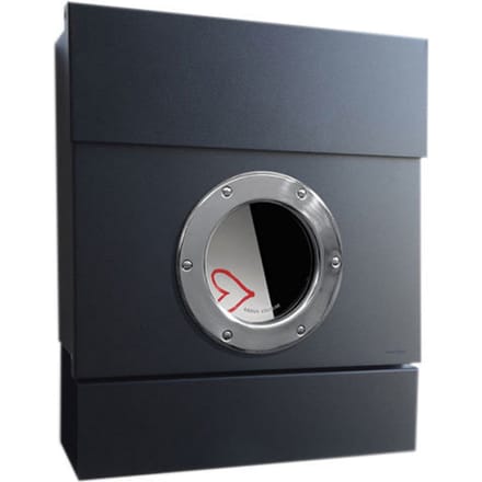 Radius - Letterman brievenbus 2 - zwart