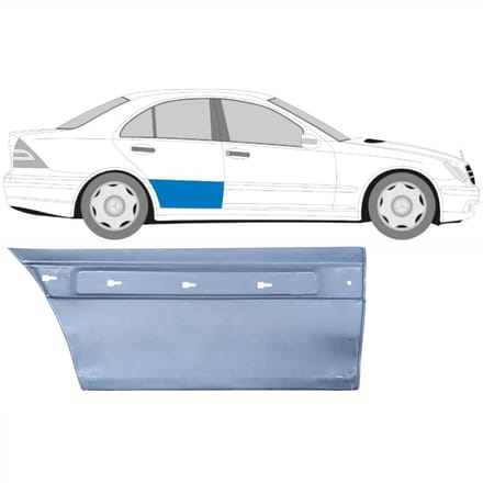 Reparatie plaatwerk achterste deuren voor Mercedes C-Class W203 2000-2007