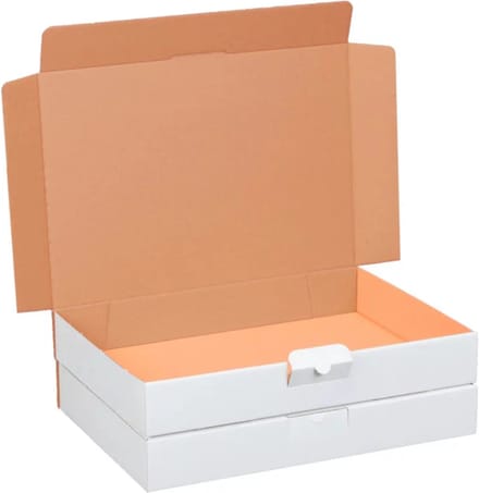 25 x Witte Ecologische Postdozen/ Verzenddozen 18x13x4,5cm
