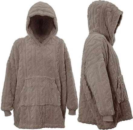 Unique Living - Hoodie Pleun Taupe -70x57x87cm
