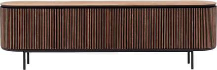Goossens Tv Meubel Adel, 4 Deuren - Hout Bruin