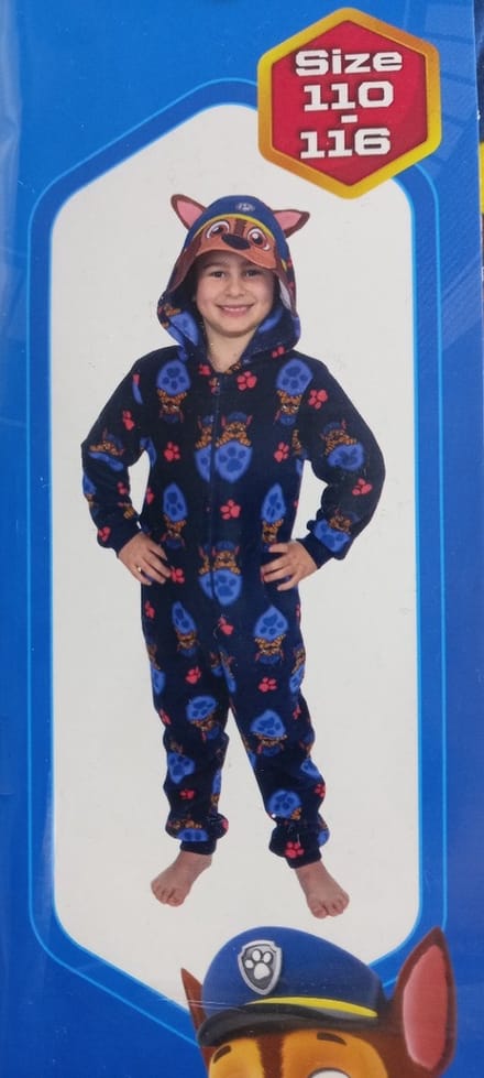 Paw Patrol - ochtendjas - badjas - duster - kamerjas - blauw - maat 110/116