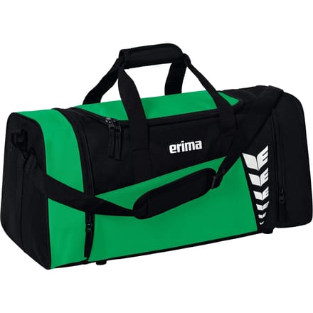Erima Six Wings (Large) Sporttas Met Zijvakken - Zwart / Smaragd | Maat: L