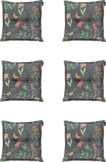 Madison - Zitkussens - Universeel - 6st - 50x50cm - Clea Grey - Grijs
