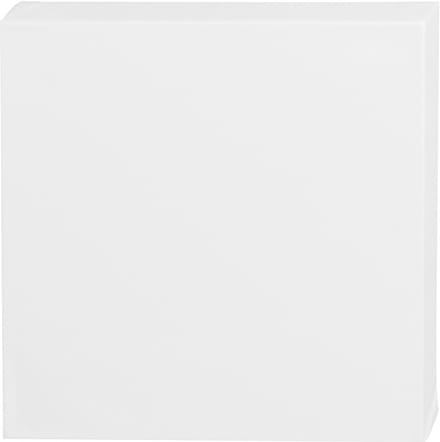 Canvas, D: 3,7 cm, afm 30x30 cm, 360 gr, wit, 1 stuk